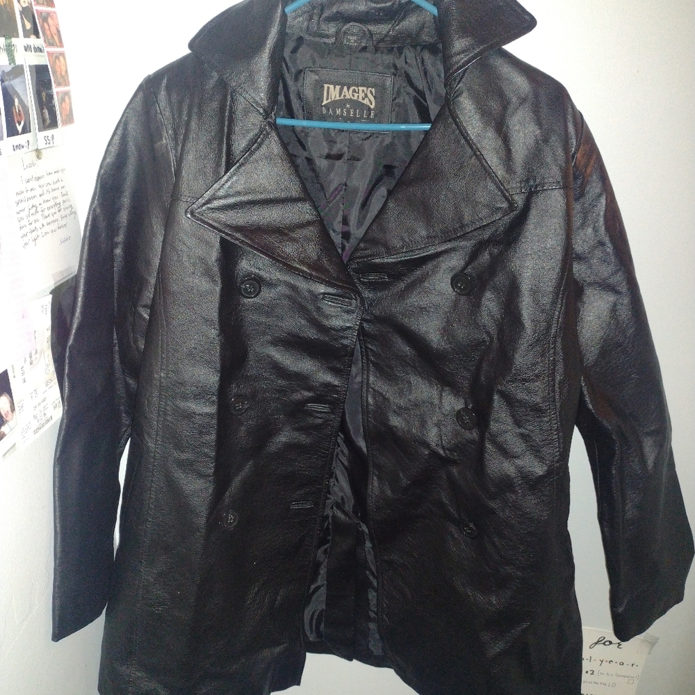 VINTAGE damselle leather jacket